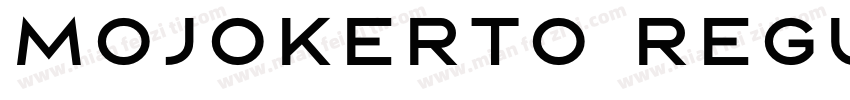 Mojokerto Regular字体转换